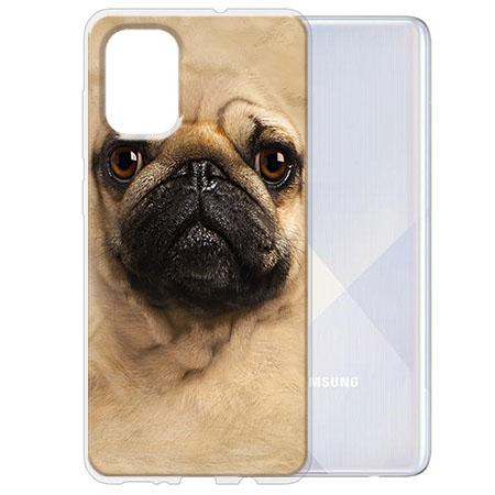 Etui na Samsung Galaxy A51 - Pies Szczeniak face 3d