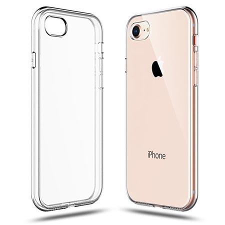 Etui na iPhone SE 2020 silikonowe crystal clear - bezbarwne.