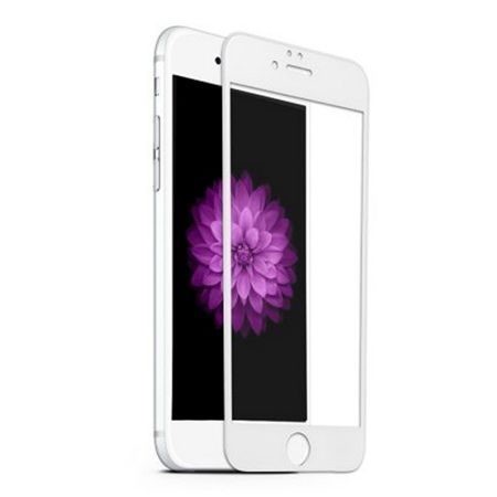 iPhone 6 / 6s Hartowane szkło Full Glue na cały ekran 5d - biały.