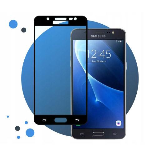 Samsung Galaxy J5 (2016r.) hartowane szkło 5D Full Glue - Czarny.