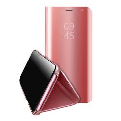 Etui na LG K61 Flip Clear View z klapką - Różowy.