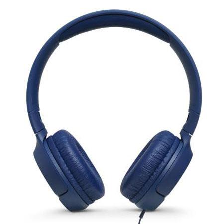 Nauszne słuchawki z mikrofonem JBL - Niebieskie.