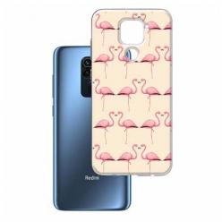Etui na Xiaomi Redmi Note 9 - Flamingi