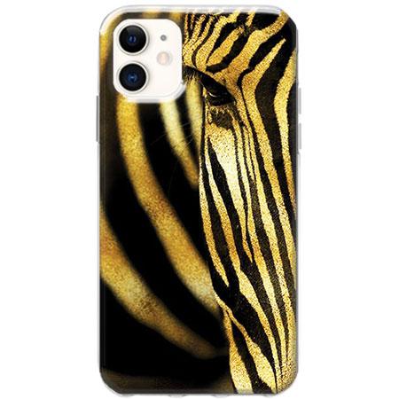 Etui na telefon Slim Case - Złota Zebra