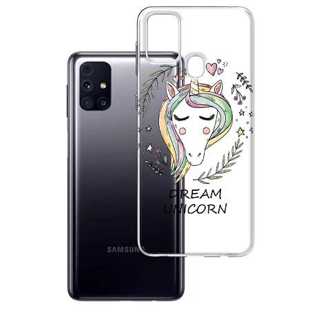 Etui na Samsung Galaxy M31s - Dream unicorn - Jednorożec.