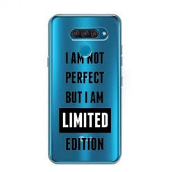 Etui na telefon LG Q60 - I Am not perfect…