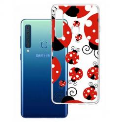 Etui na Samsung Galaxy A9 2018 - Czerwone wesołe biedronki.