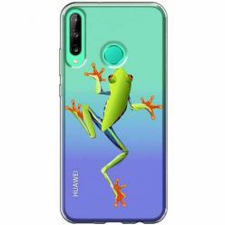 Etui na telefon Huawei P40 LITE - Zielona żabka.