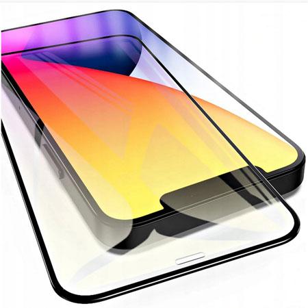Apple iPhone 12 hartowane szkło 5D Full Glue - Czarny.