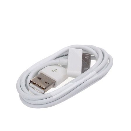Apple iPad 1 / 2 / 3 iPhone 4 / 4s kabel do ładowania ładowarka - Biały, 1m