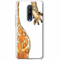 Etui na telefon OnePlus 7 Pro Ciekawska żyrafa