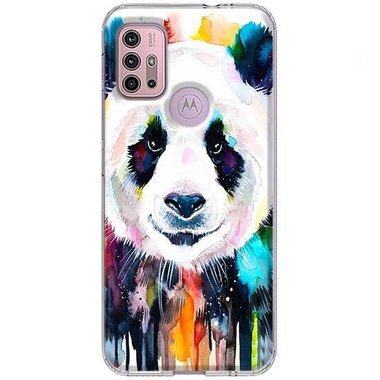 Etui na Motorola Moto G30 Panda watercolor