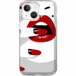 Etui na telefon iPhone 13 Namiętne czerwone usta