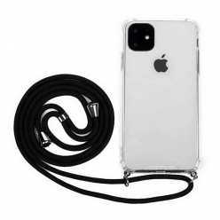 Etui na telefon iPhone 12 Mini ze sznurkiem - Czarny