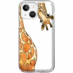 Etui na telefon iPhone 13 Mini Ciekawska żyrafa