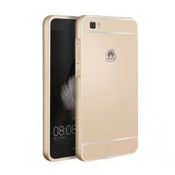 Huawei P8 lite etui aluminium bumper case - Złoty