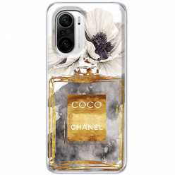 Etui na telefon Xiaomi Poco F3 Butelka perfum Coco