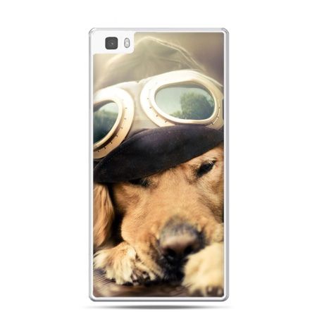 Huawei P8 Lite etui pies w okularach