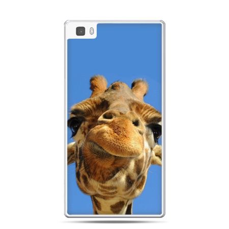 Huawei P8 Lite etui zabawna żyrafa