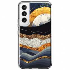 Etui na Samsung Galaxy S22 Ultra 5G - Marmurowy zachód słońca