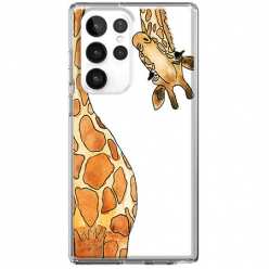 Etui na Samsung Galaxy S22 Ultra 5G - Ciekawska żyrafa