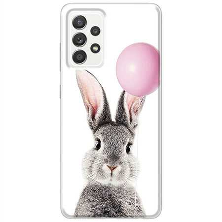 Etui na Samsung Galaxy A52s 5G - Wesoły królik z balonikiem