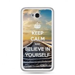 Etui na LG L70 Keep Calm and Believe in Yourself