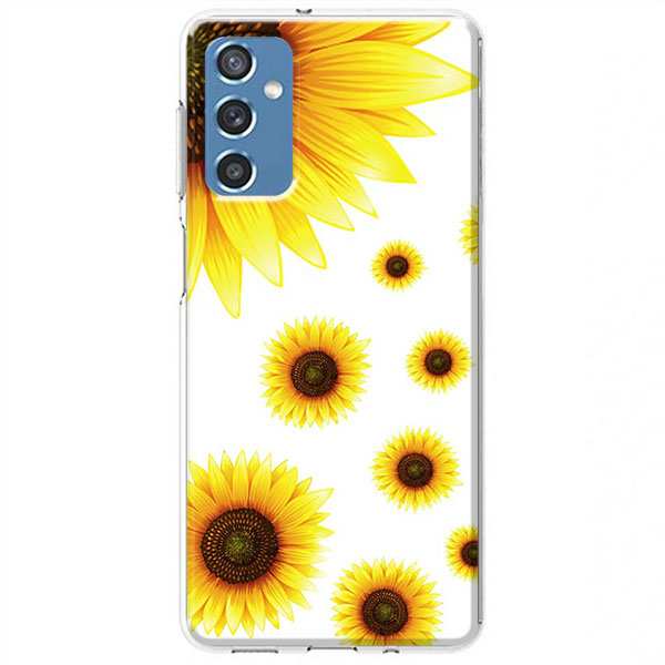 Etui na Samsung Galaxy M52 5G - Słoneczniki