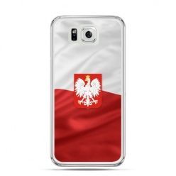 Etui na telefon Galaxy Alpha patriotyczne - flaga Polski z godłem