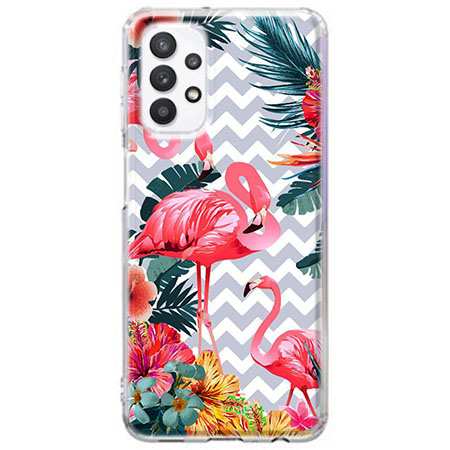 Etui na Samsung Galaxy A23 5G - Różowe flamingi
