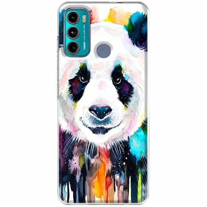 Etui na Motorola Moto G60 - Panda watercolor