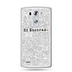 LG G4 etui Ed Sheeran białe poziome