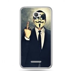Xperia E4 etui Anonimus Fuck You