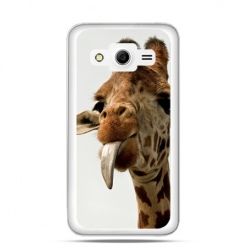 Etui na Galaxy Core 2 żyrafa z językiem