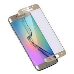 Galaxy S6 Edge Plus Hartowane szkło na cały ekran 3D - Złoty.