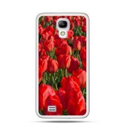 Etui czerwone tulipany Samsung Galaxy S4 mini 