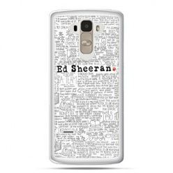 Etui na LG G4 Stylus Ed Sheeran białe poziome