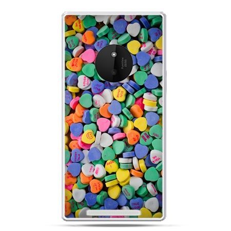 Etui na Lumia 830 slodkie serduszka