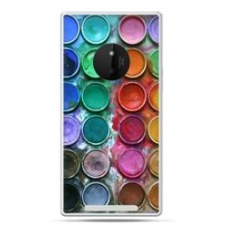 Etui na Lumia 830 kolorowe farbki