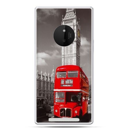 Etui na Lumia 830 czerwony autobus londyn