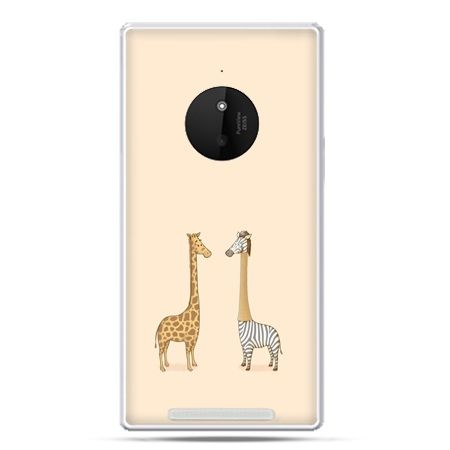 Etui na Lumia 830 żyrafy