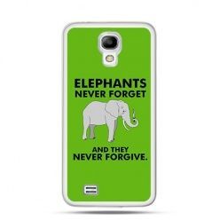 Etui elephant never forget Samsung S4 mini 