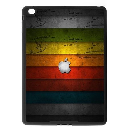 Etui na iPad Air 2 case kolorowe pasy z logo apple