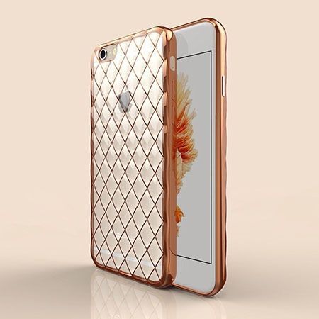 Luksusowe etui Diamonds iPhone 6 Plus silikonowe platynowane tpu złote. PROMOCJA !!!