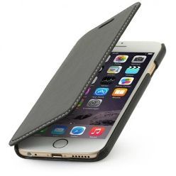 Stilgut iPhone 6 Plus skórzane etui BOOK z klapką czarne.