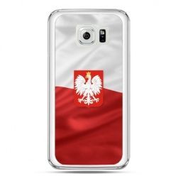 Etui na telefon Galaxy S7 patriotyczne - flaga Polski z godłem