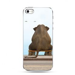 Etui zamyślony słoń iPhone 5 , 5s