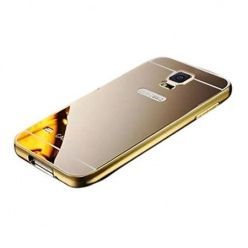 Mirror bumper case na Galaxy S5 Neo - Złoty