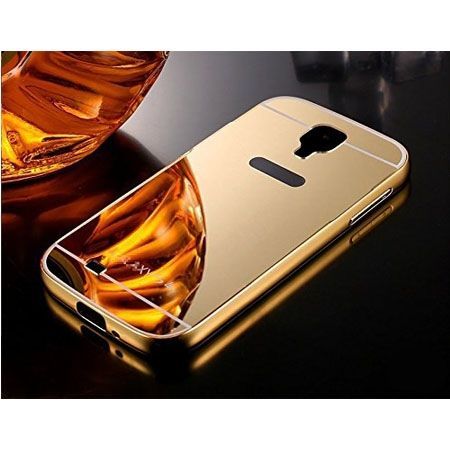 Mirror bumper case na Galaxy S4 - Złoty