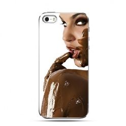 Etui na iPhone 4s / 4 - kobieta w czekoladzie 